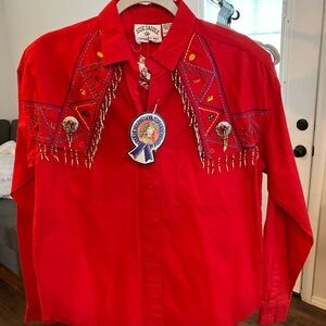 Dead stock vintage western top